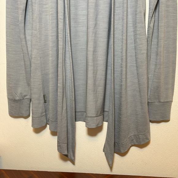 Icebreaker cool-lite long open-front cardigan - Picture 3 of 8